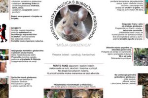 Edukativni letak o preventivnim mjerama zaštite pučanstva od mišje groznice